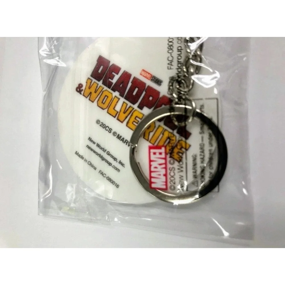 Marvel Comic Deadpool & Wolverine Keychain Dave & Busters Claw Machine RARE 🔥🔥